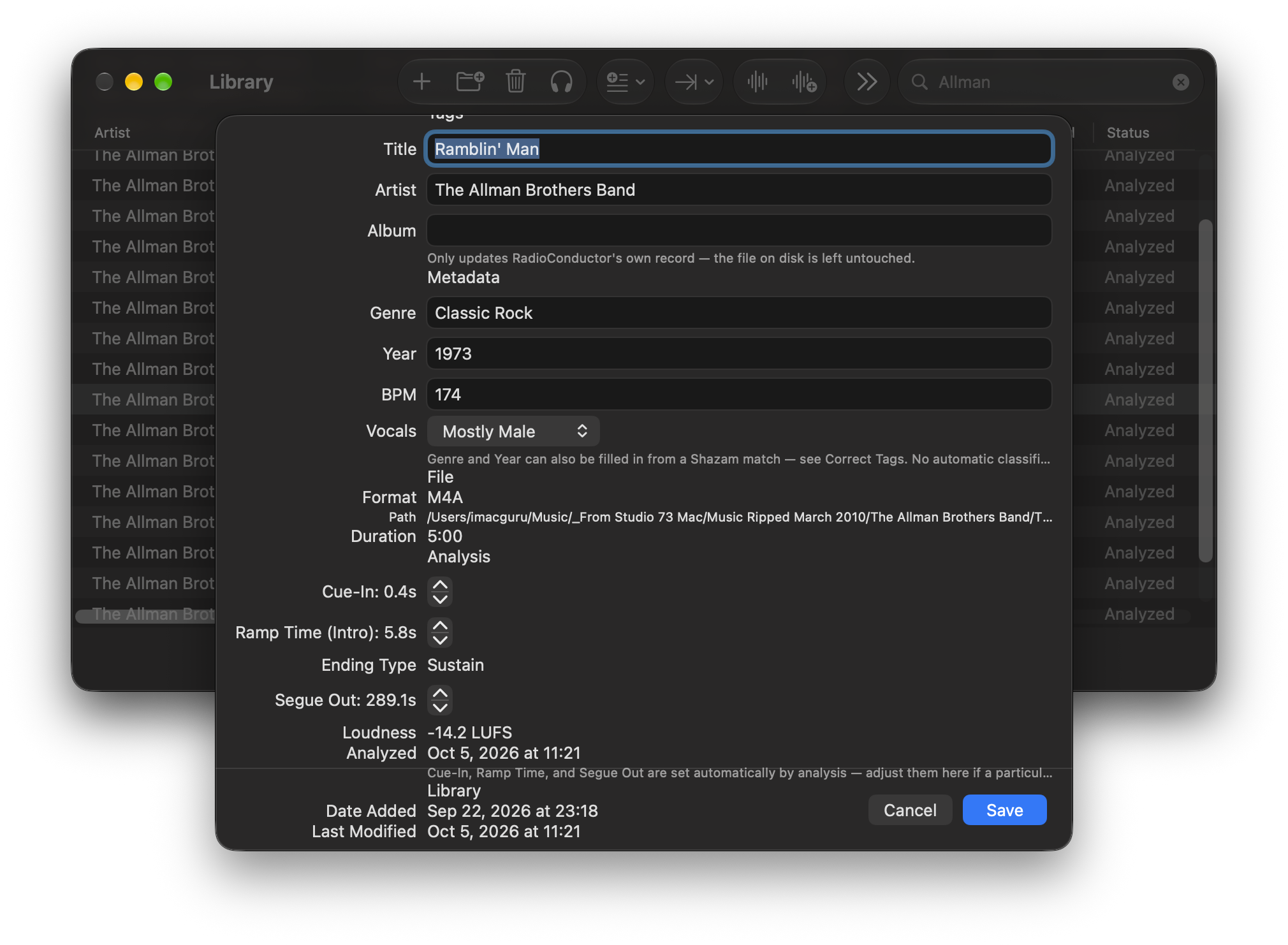 Tag Editor