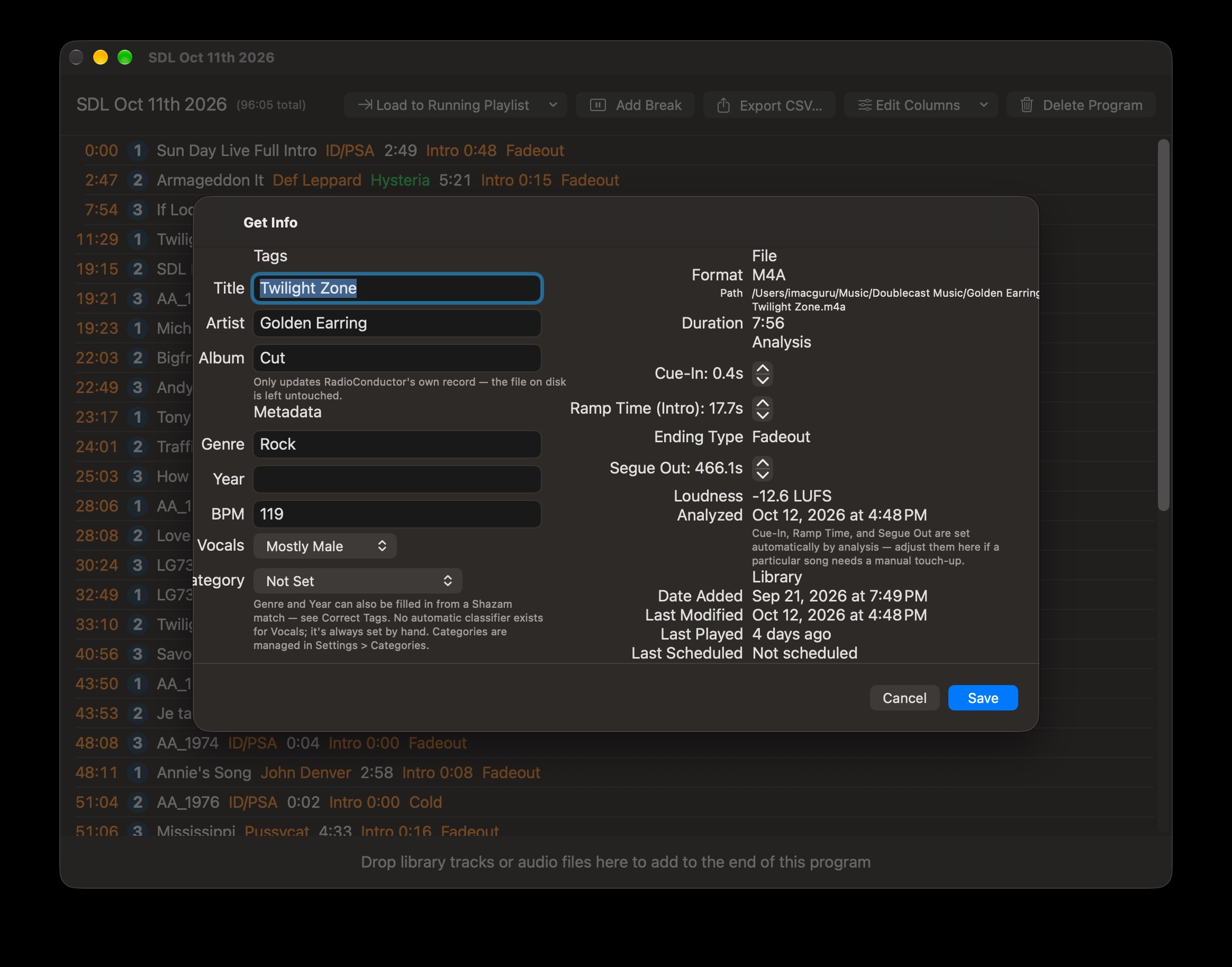 Tag Editor