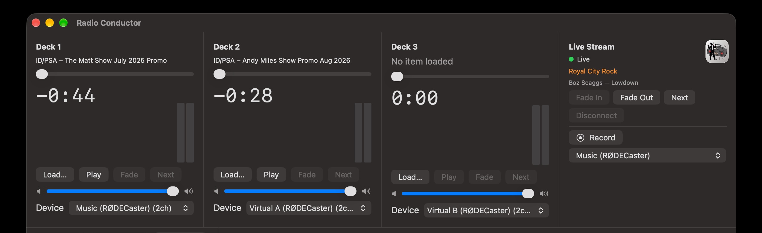 Live Stream on Mac