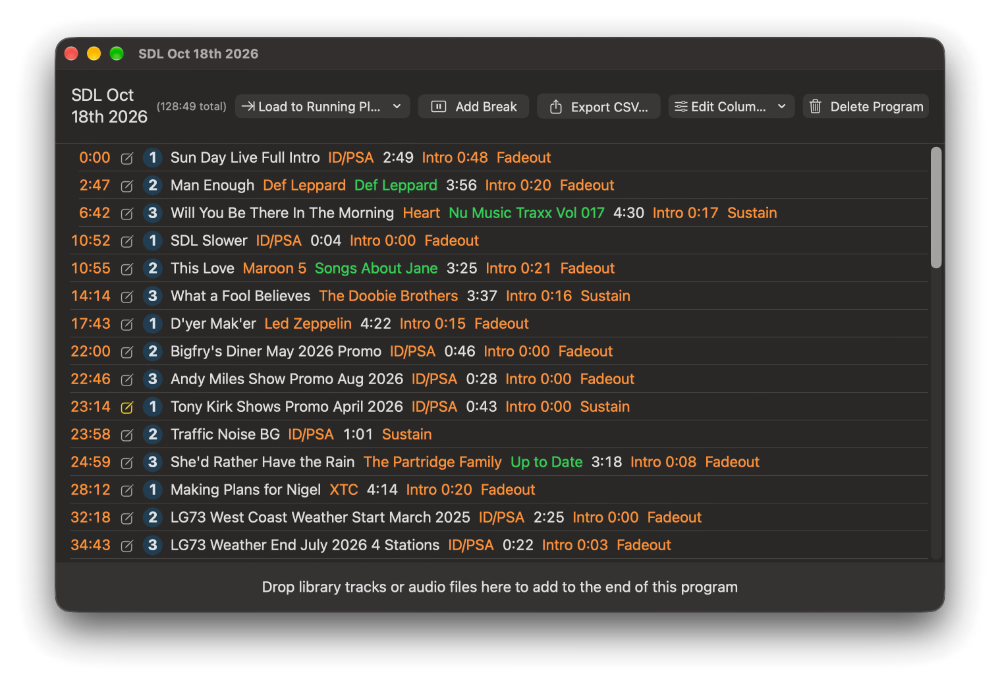 Playlist Editor